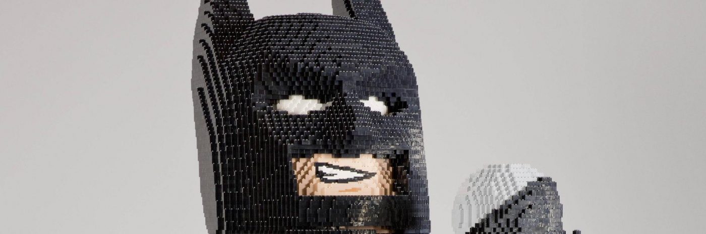 Life-size LEGO The Batman Movie Statue at San Diego Comic Con