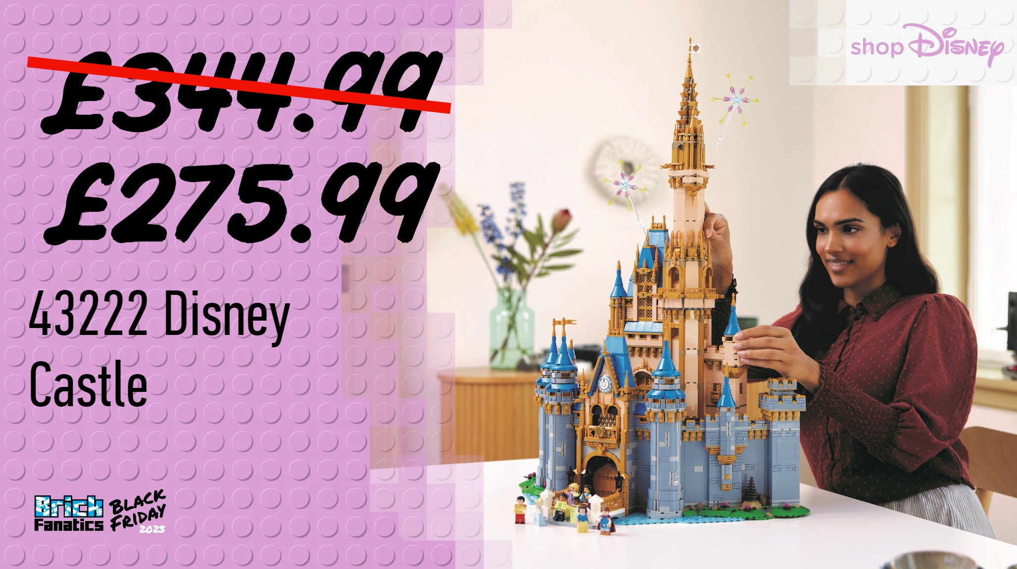 Best price yet on LEGO Disney 43222 Disney Castle in Black Friday sale