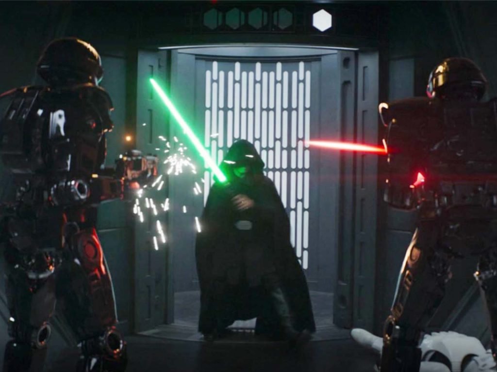Luke Skywalker and Dark Troopers