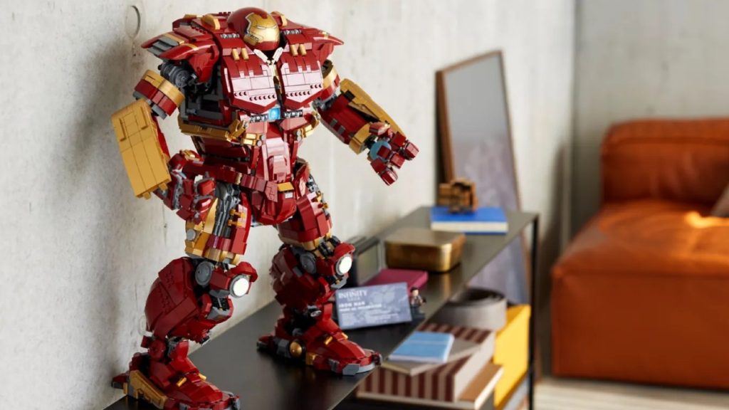 LEGO Marvel 76210 Hulkbuster lifestyle featured shelf 1024x576