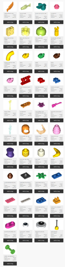 LEGO 40512 Fun and Funky VIP Addon pack pieces