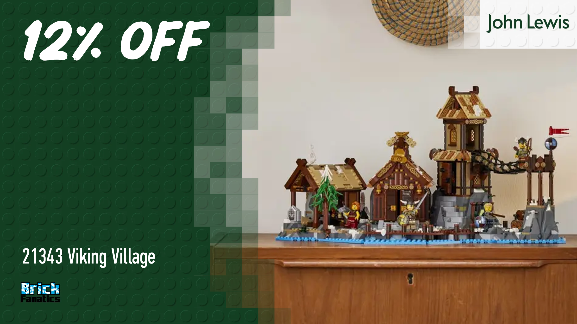 Don't miss the chance to save on LEGO Ideas Viking Village
