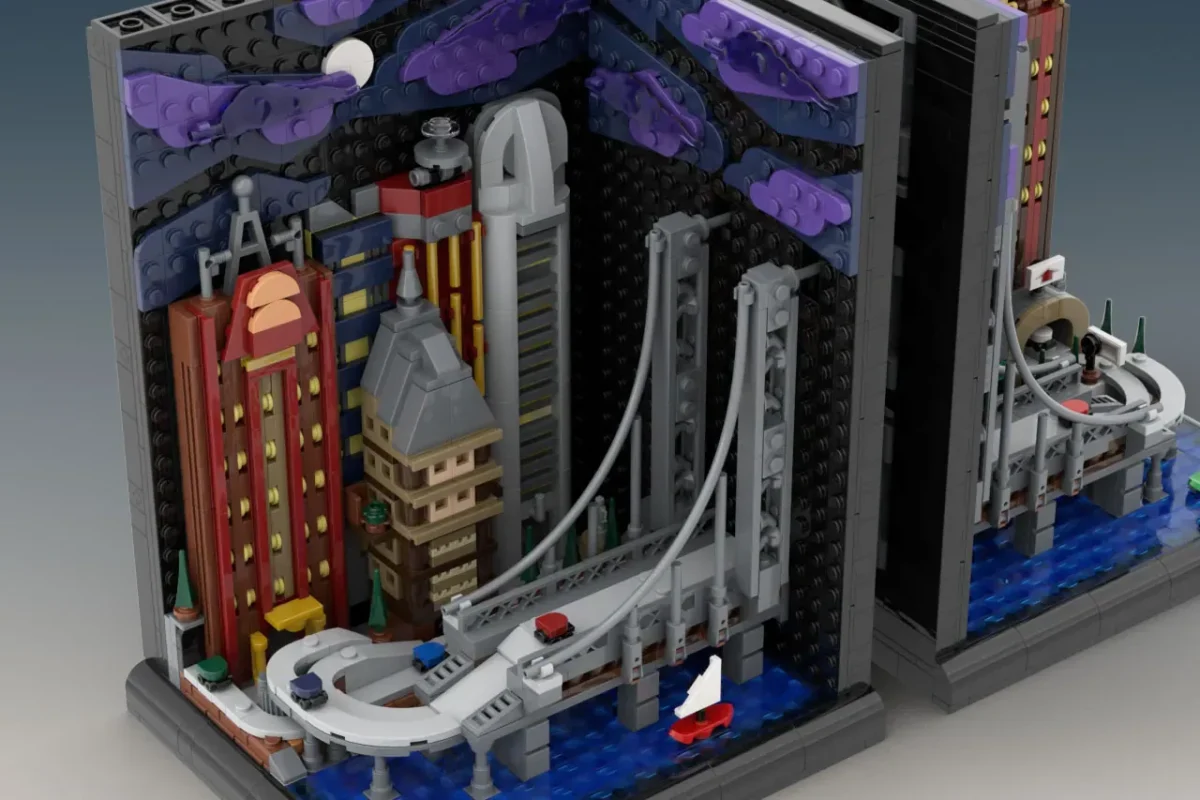LEGO Ideas city skyline bookends 4 1200x800