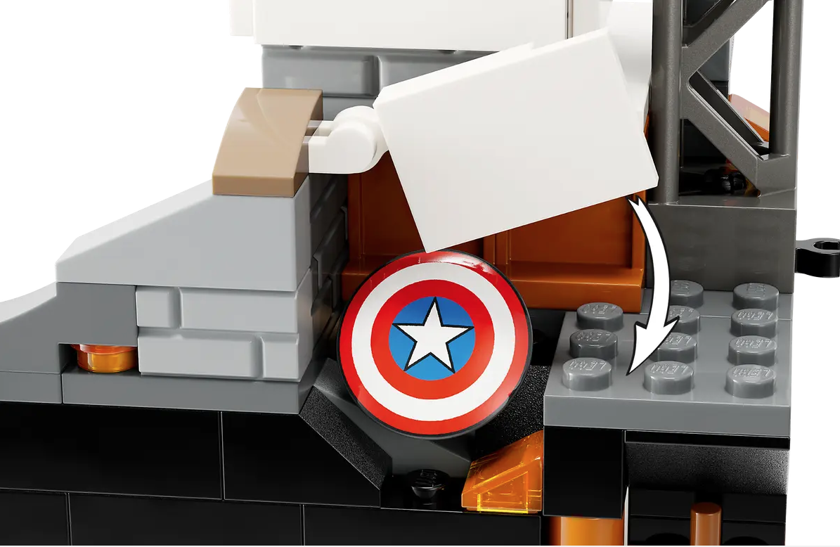 LEGO Marvel 76226 Endgame Final Battle Captain Americas Shield