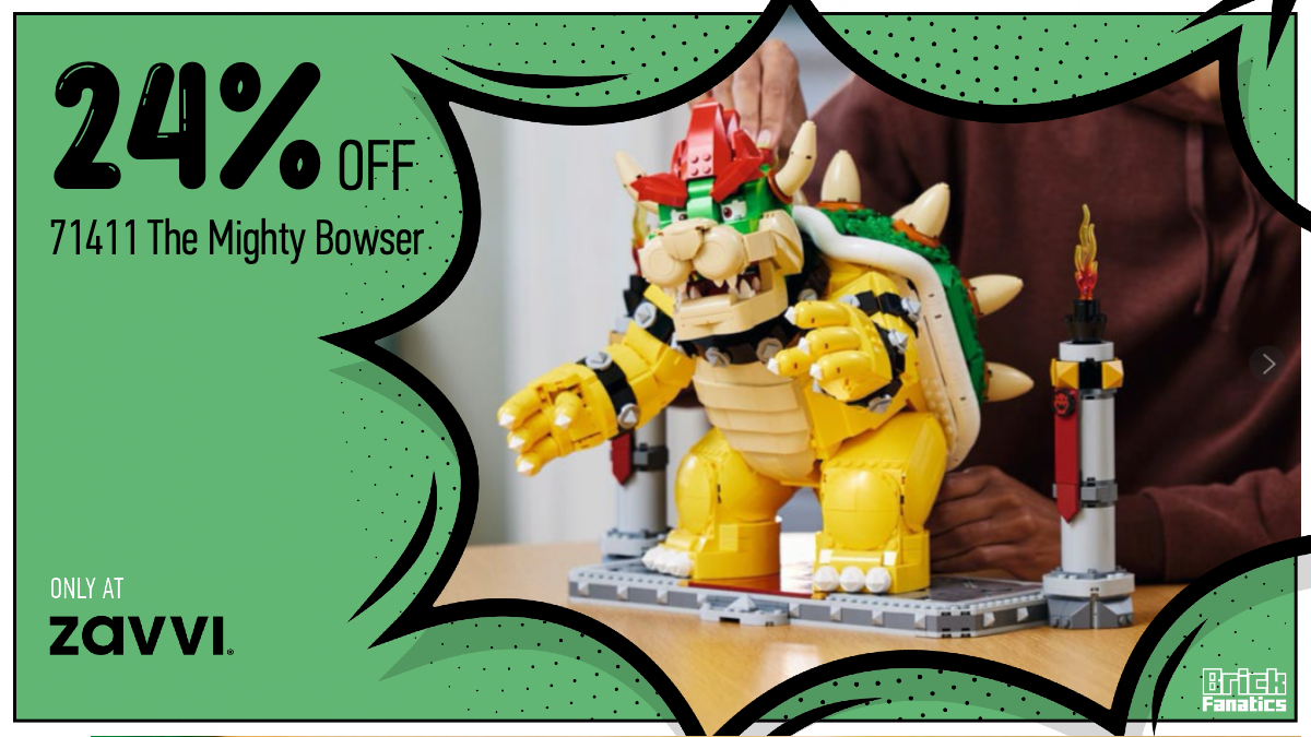 Massive deal on LEGO Super Mario 71411 The Mighty Bowser at Zavvi stomps in