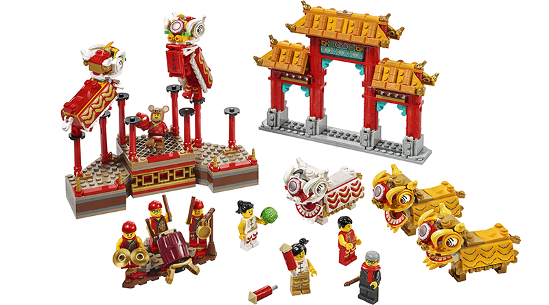 LEGO 80104 Lion Dance and 80105 Chinese New Year Temple Fair available now