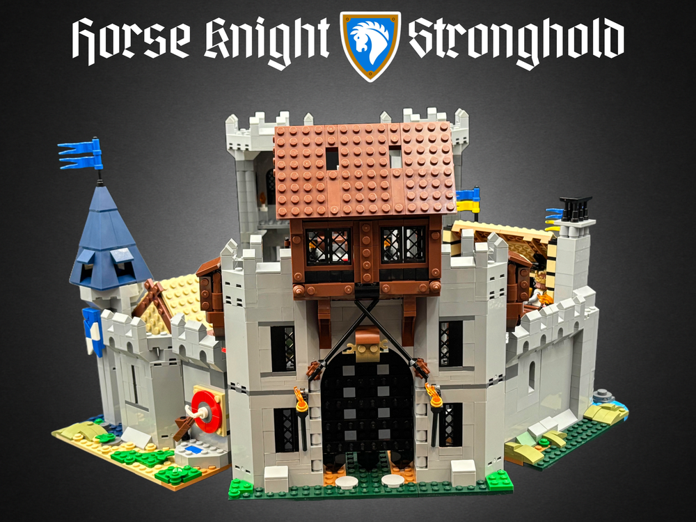 Rebrickable LEGO 31168 Horse Knight Stronghold alt build 3
