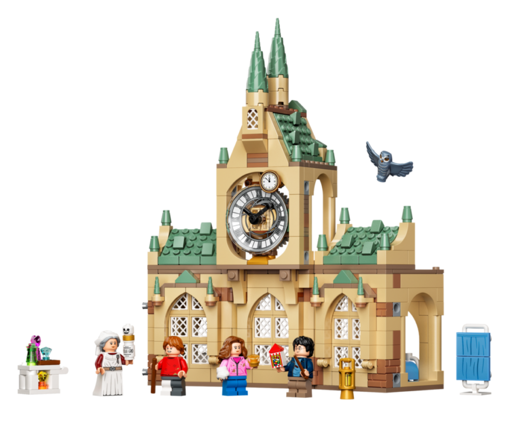 LEGO Harry Potter 76398 Hogwarts Hospital Wing contents 1024x830