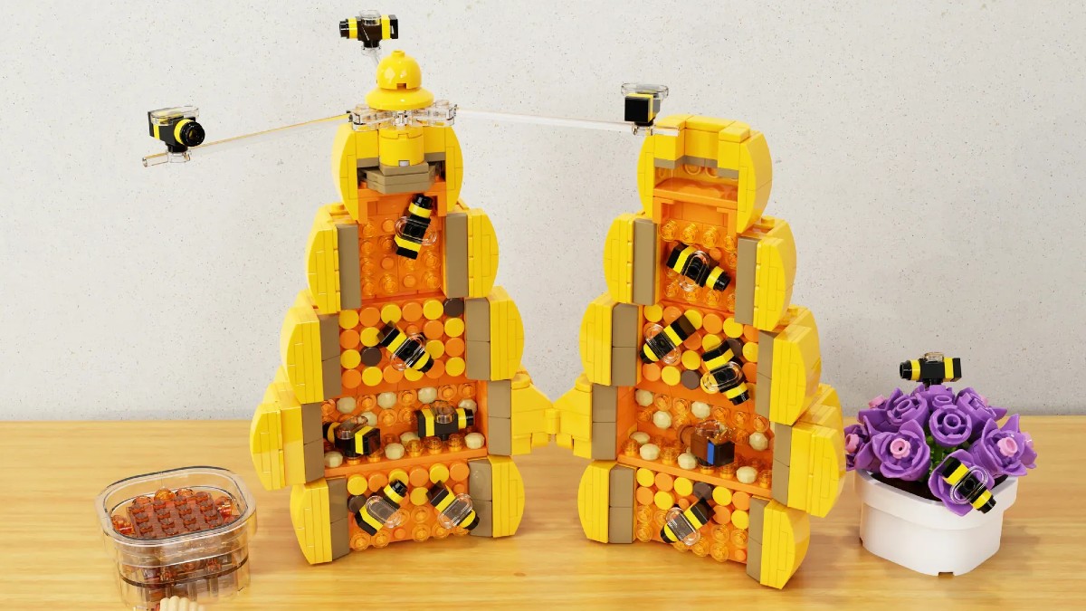 Brick-built beehive is all the buzz on LEGO Ideas