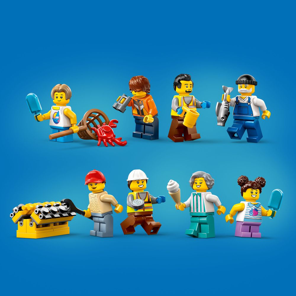 LEGO City 60422 Seaside Harbour with Cargo Ship 5