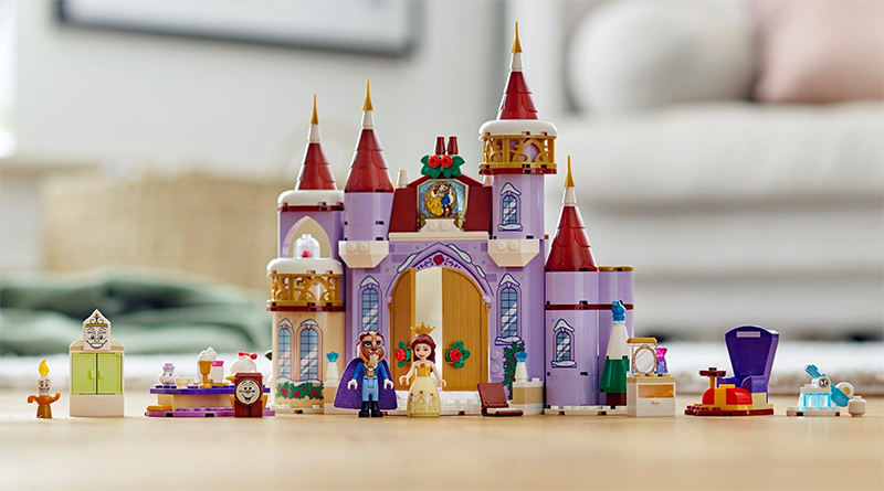 LEGO Disney 43180 Belle's Castle Winter Celebration available now