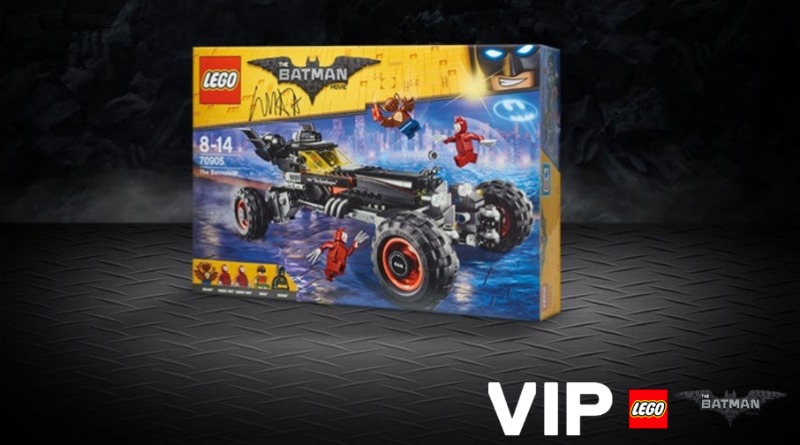 Win a LEGO Batmobile signed by Will Arnett in VIP sweepstakes