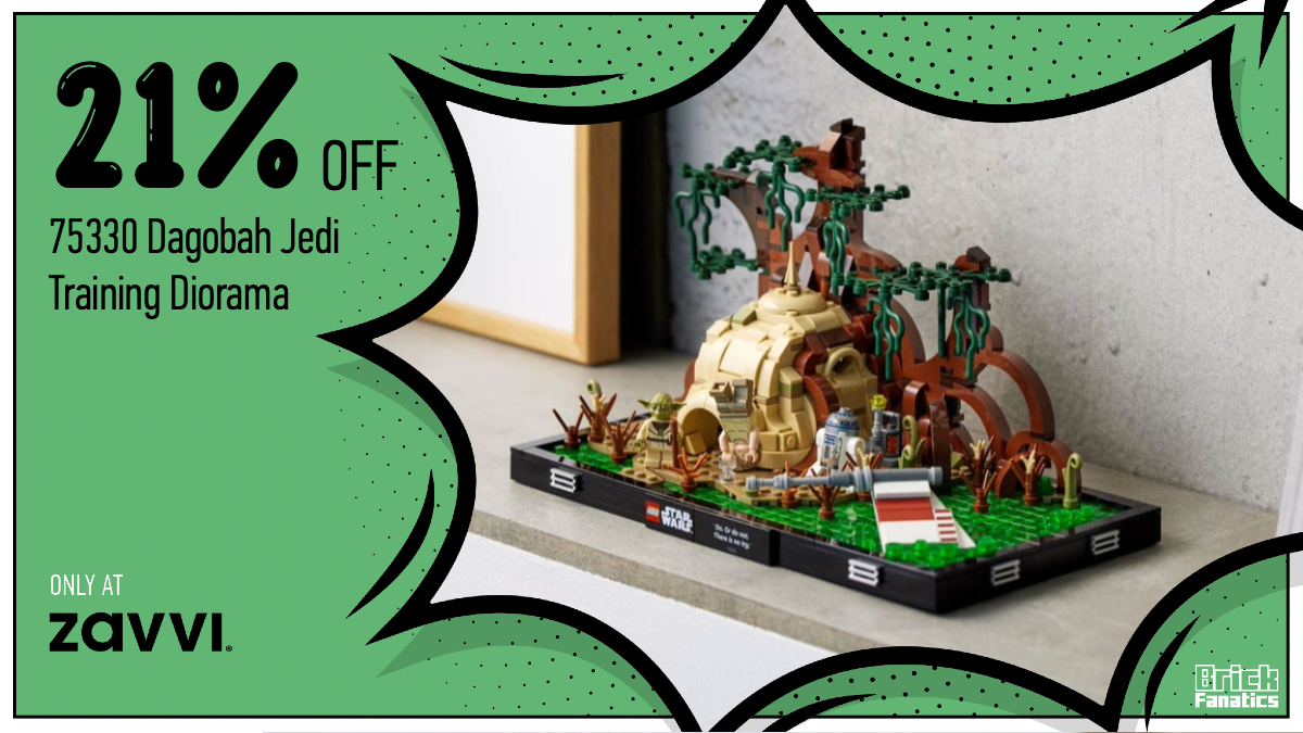 Get 21% off 75330 Dagobah Jedi Training Diorama at Zavvi