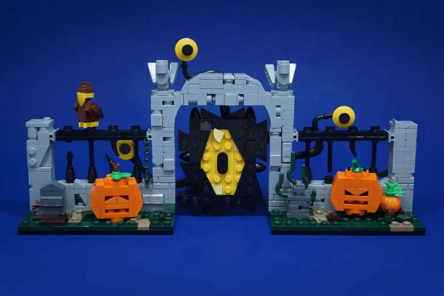 LEGO Ideas Fortnite vs Halloween Challenge The Haunted Gate