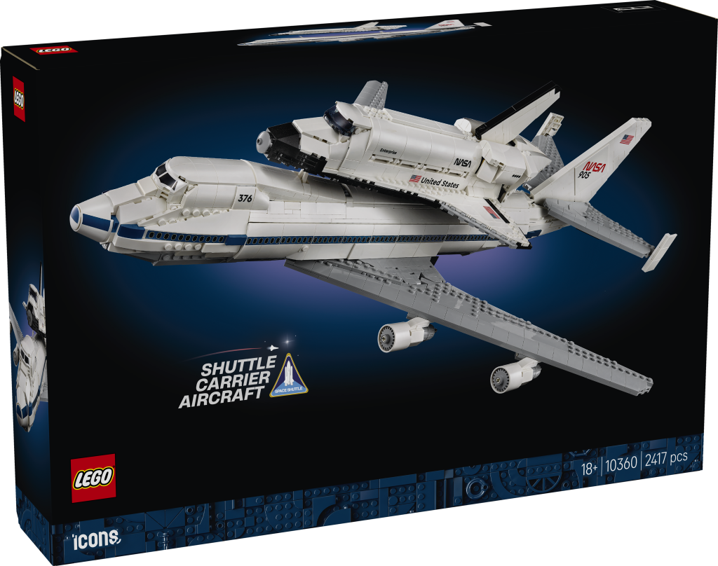LEGO Icons 10360 Shuttle Carrier Aircraft box front 1024x808