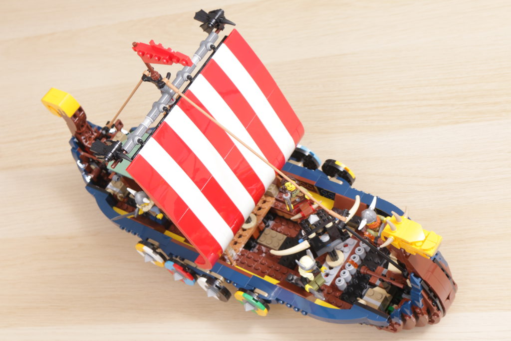 LEGO Creator 3 in 1 31132 Viking Ship and the Midgard Serpent review 22 1024x683
