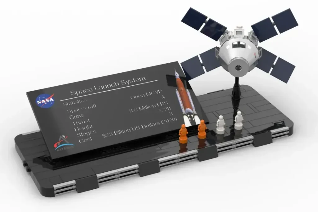 LEGO Ideas NASAS SPACE LAUNCH SYSTEM TO THE MOON AND MARS 5 1024x683