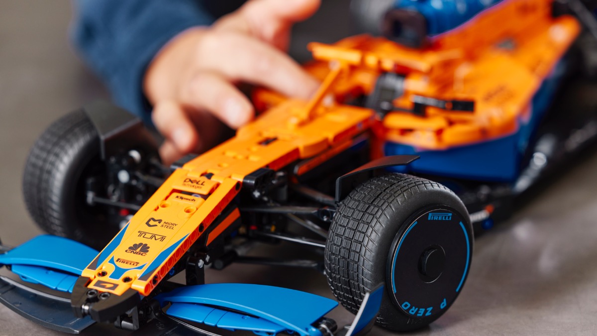 You can make LEGO Technic 42141 McLaren Formula 1 Race Car remote-controlled