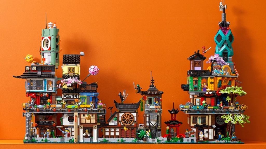 LEGO 70620 NNJAGO City 70657 NINJAGO City Docks 71741 NINJAGO City Gardens featured 1024x576