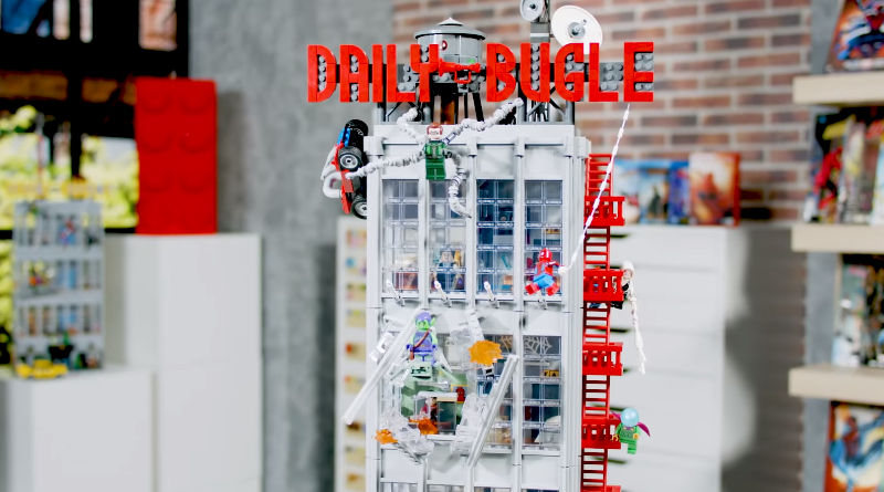 Secret spotted in LEGO Marvel 76178 Daily Bugle designer video