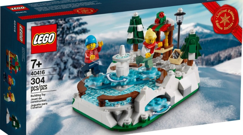 Official images of LEGO 40416 Ice Skating Rink revealed