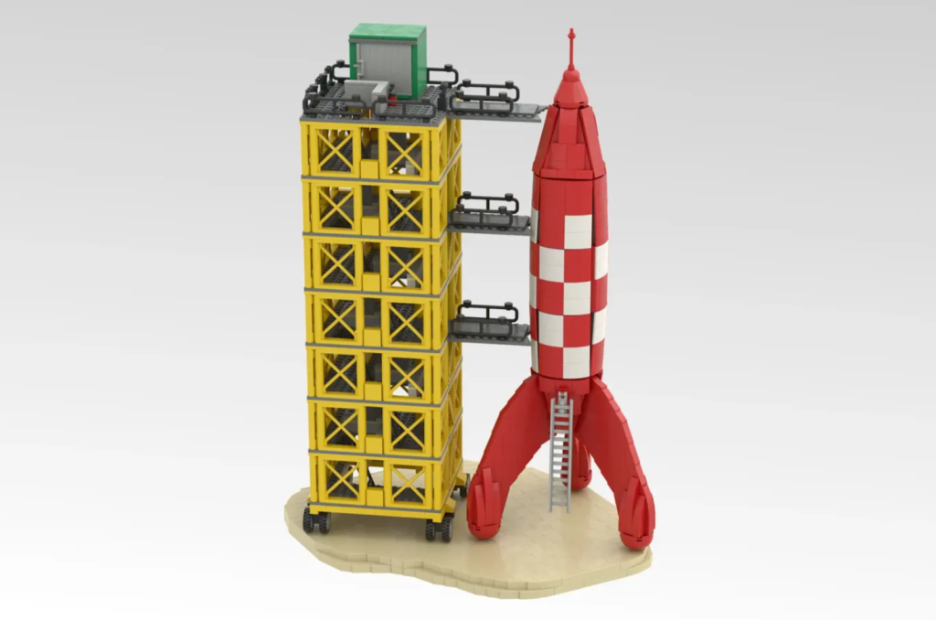 LEGO Ideas tintin space rocket 1 1024x678
