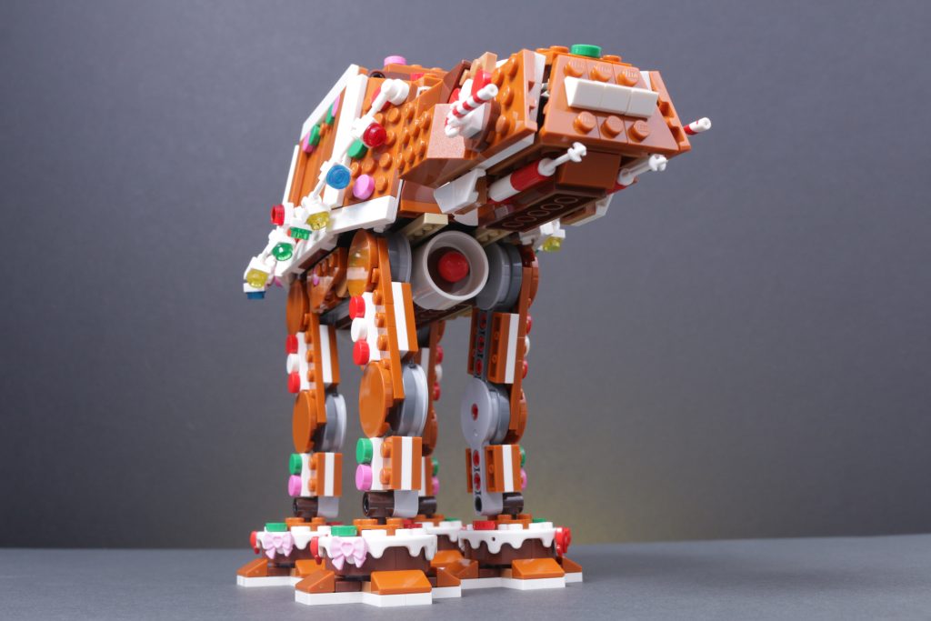 LEGO Christmas 2025 sets 40812 Snowman Ornaments 40809 Festive Gingerbread House 40820 Up Scaled Santa Minifigure 40806 Gingerbread AT AT Walker review 30 1024x683