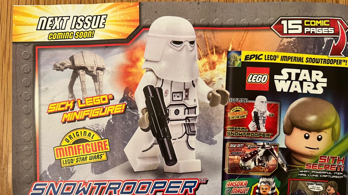 Free Snowtrooper minifigure with next issue of LEGO Star Wars magazine