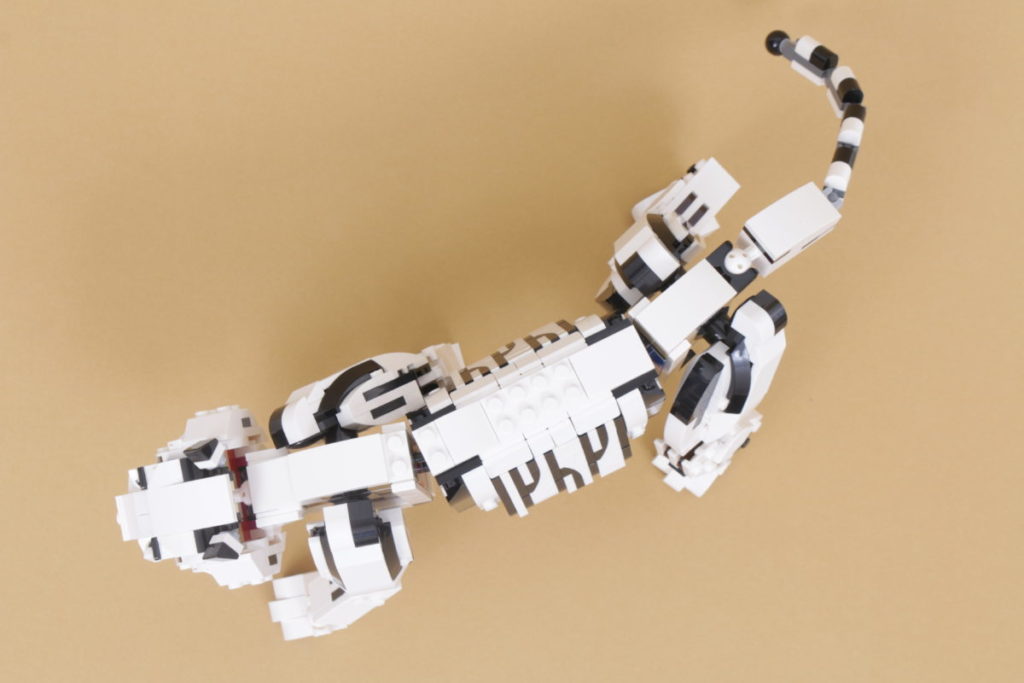 How to recolour LEGO Creator 3 in 1 31129 Majestic Tiger white 14 1024x683