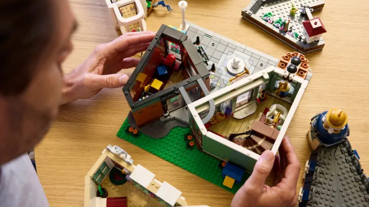 Designer sketches of 2026's LEGO modular building reveal the geometry that made it possible
