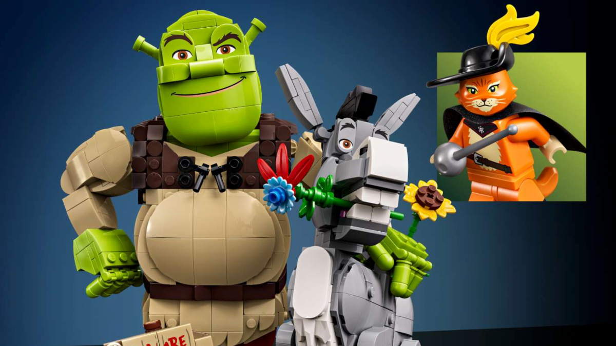 LEGO Shrek, Donkey & Puss in Boots’ Easter eggs are an obvious choice