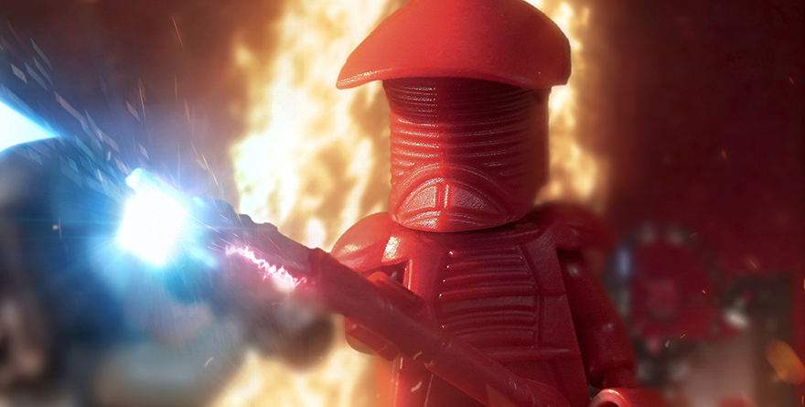 Brick Pic of the Day: Rey vs Praetorian Guard