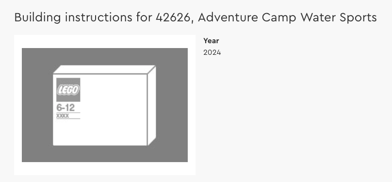 LEGO Friends 42626 Adventure Camp Water Sports