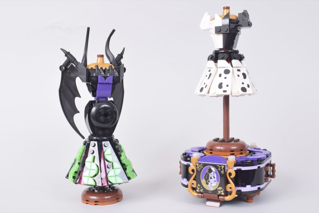 LEGO Disney 43262 Maleficents and Cruella De Vils Dresses review 1 1024x683