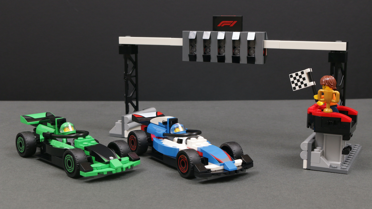 LEGO City 60474 F1 Grid with VCARB & Sauber Race Cars review