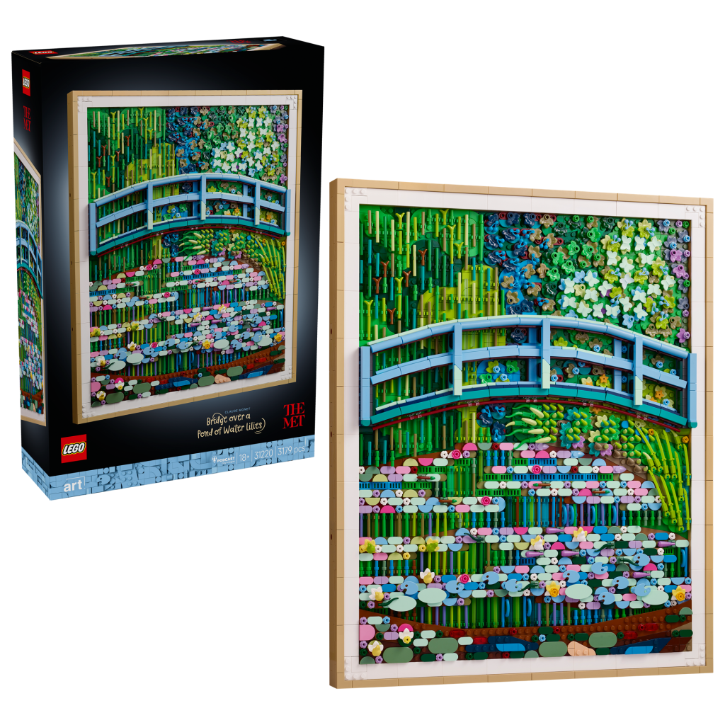 LEGO Art 31220 Claude Monet – Bridge over a Pond of Water Lilies 4 1024x1024