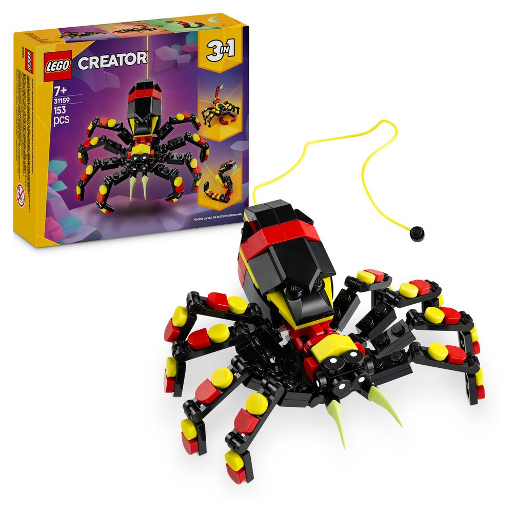 LEGO Creator 3 in 1 31159 Wild Animals Surprise Spider 10