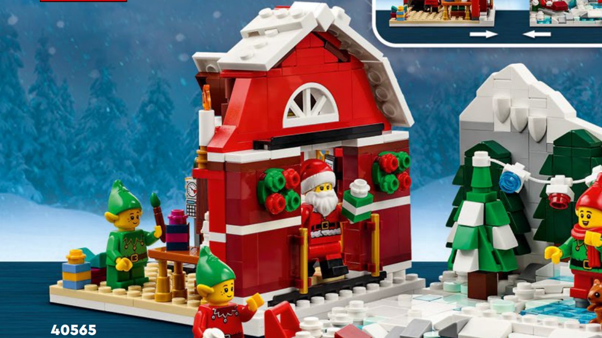 LEGO Christmas GWP 40565 Santa's Workshop, qualifying details confirmed