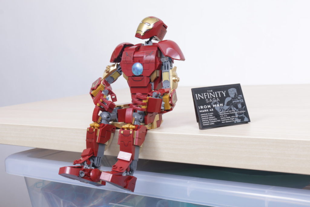 LEGO Marvel 76206 Iron Man Figure review 29 1024x683