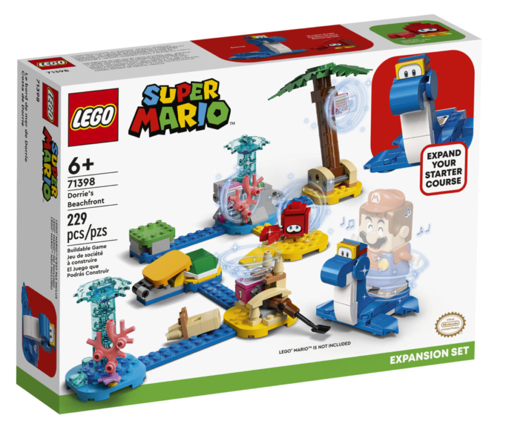 LEGO Super Mario 71398 Dorries Beachfront Expansion Set box 1024x863