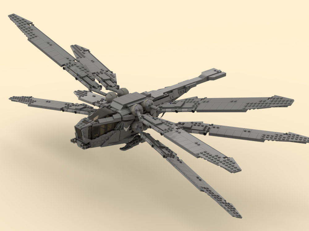 Dune Ornithopter LEGO rebrickable lo d rocket 12