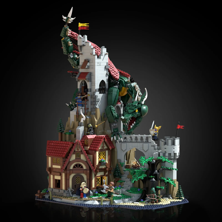 LEGO Ideas Dungeons Dragons Dragons Keep Journeys End